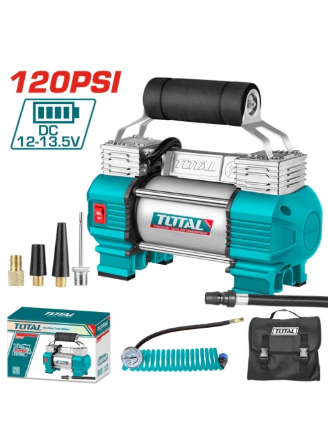 TOTAL TOOLS Auto air compressor 12V - 2 cylinder  Model TTAC2506 - Image 1