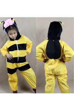 Brain Giggles Brain Giggles Bee Animal Plush Costume Design Carnival Party Jumpsuit for Kids Boys and Girls Medium  - Image 2