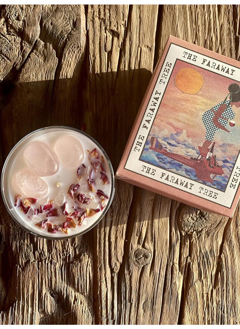 THE FARAWAY TREE THE FARAWAY TREE x Tweak Rose Quartz Crystal Candle Madagascar  - Image 4