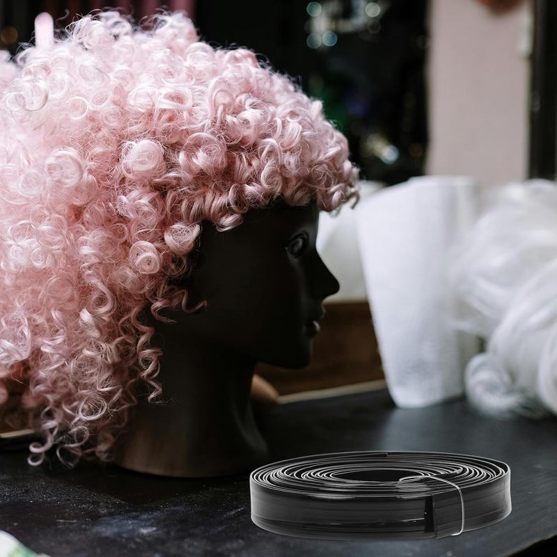 Stackable design Cabilock Black Hot Glue for Hair Extensions Tape Roll, Salon Stylist Adhesive for Quick Hairpiece Fusion, Professional Hair Extension Glue, 1 Roll Low maintenance - Image 4