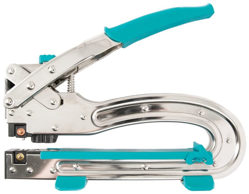 We R Memory Keepers Crop-A-Dile 2 - Big Bite Blue, Heavy Duty Single Hole Punch and Eyelet Grommet Setter with Ergonomical Grip, 1/8 or 3/16 inch Hole Puncher - Image 2