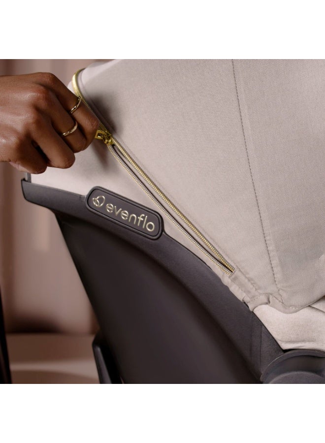 Evenflo - Gold Shyft Dual Ride Stroller Car Seat - Limited Edition Champagne - Image 5