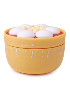 SYOSI 60 Minutes Countdown Desserts Mechanical Timer Management 360°Wind Up Dial Rotating Reminder