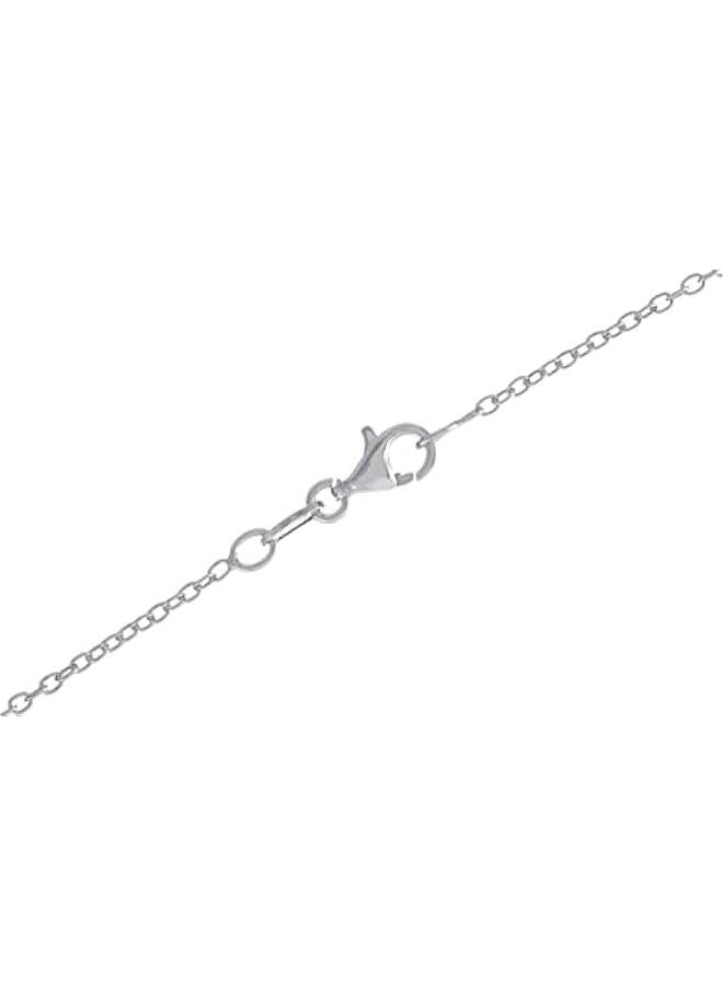 Sterling Silver/Gold Over Sterling Silver Pressed Flower Pendant Necklace (previously  Collection) - Image 3