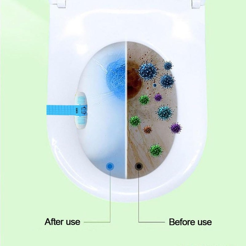 SWIUKPHE 3PCS Toilet Bowl Cleaner, Cleaners Bathroom Deodorizer Bowl Hanging Household Toilet Air Freshener Bathroom Toilet Tank Cleaner for Deodorizing Descaling - Image 3