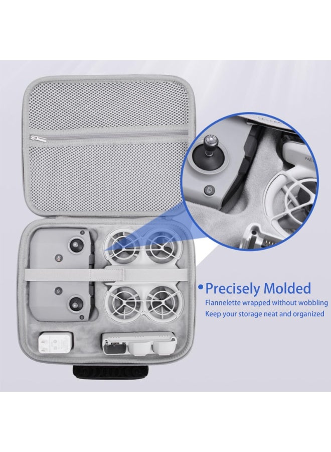SYOSI Neo Carrying Case, Drone Portable bag For DJI Neo Fly More, Waterproof Portable Storage Bag With RC-N3/N2 Storage Drone Accessories For DJI Neo Drone And Two-Way Charging Hub Accessories  - Image 5