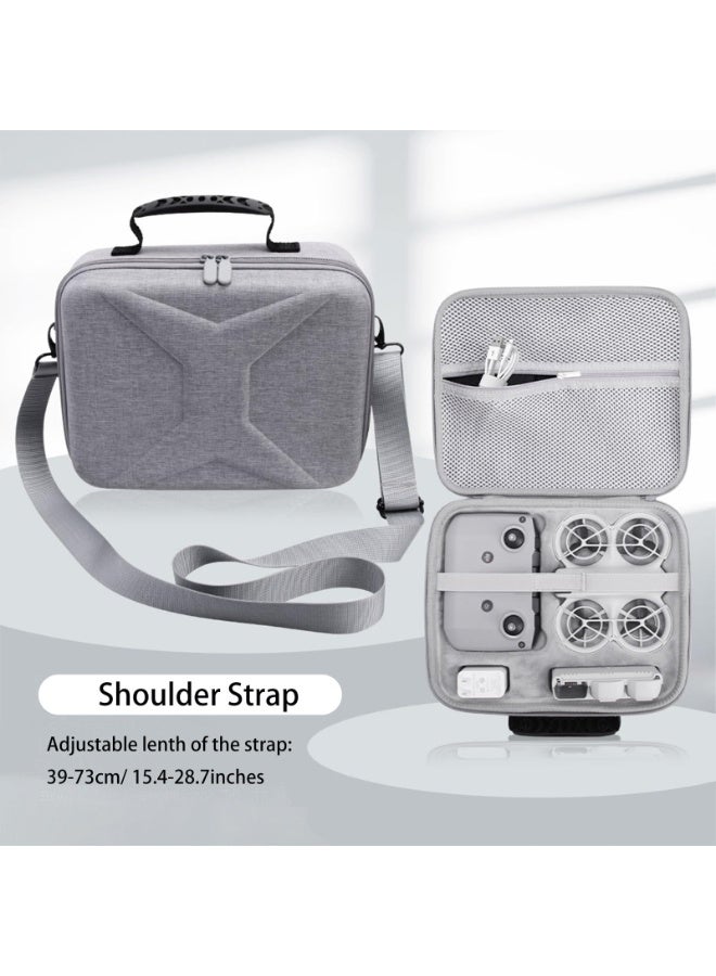 SYOSI Neo Carrying Case, Drone Portable bag For DJI Neo Fly More, Waterproof Portable Storage Bag With RC-N3/N2 Storage Drone Accessories For DJI Neo Drone And Two-Way Charging Hub Accessories  - Image 2