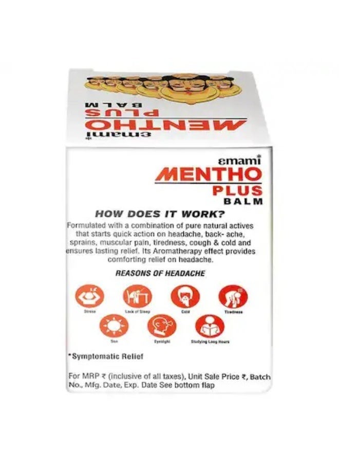 Emami Mentho Plus Balm 25 ml - Image 3