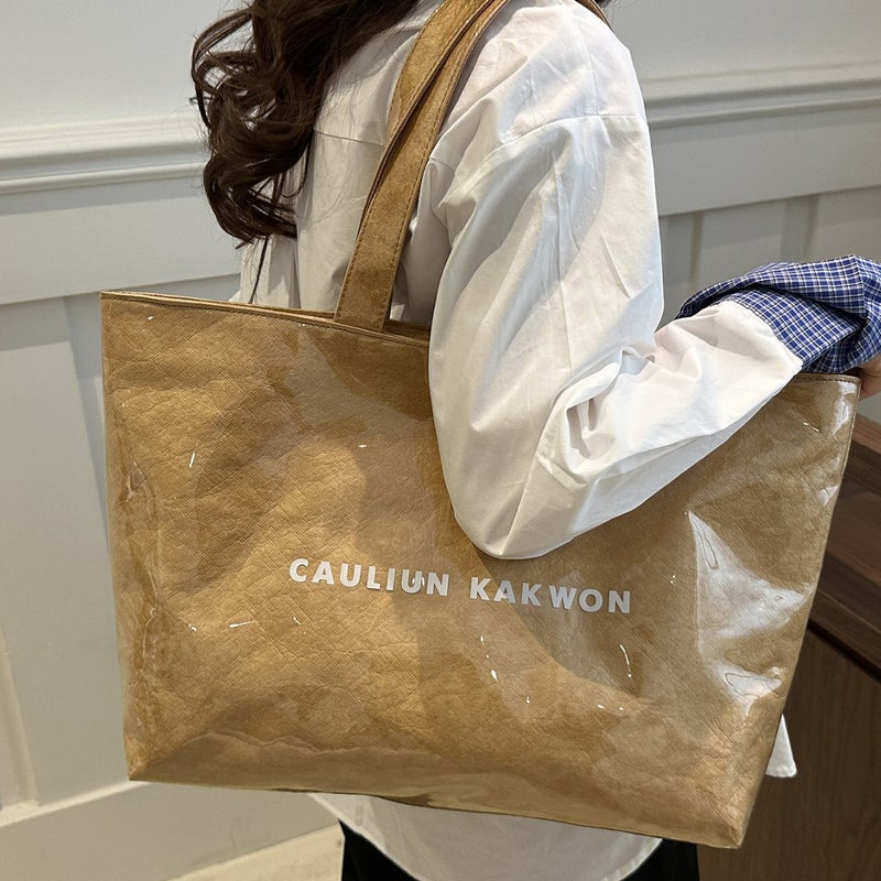 حقيبة يد نسائية كبيرة السعة من PVC - Image 2