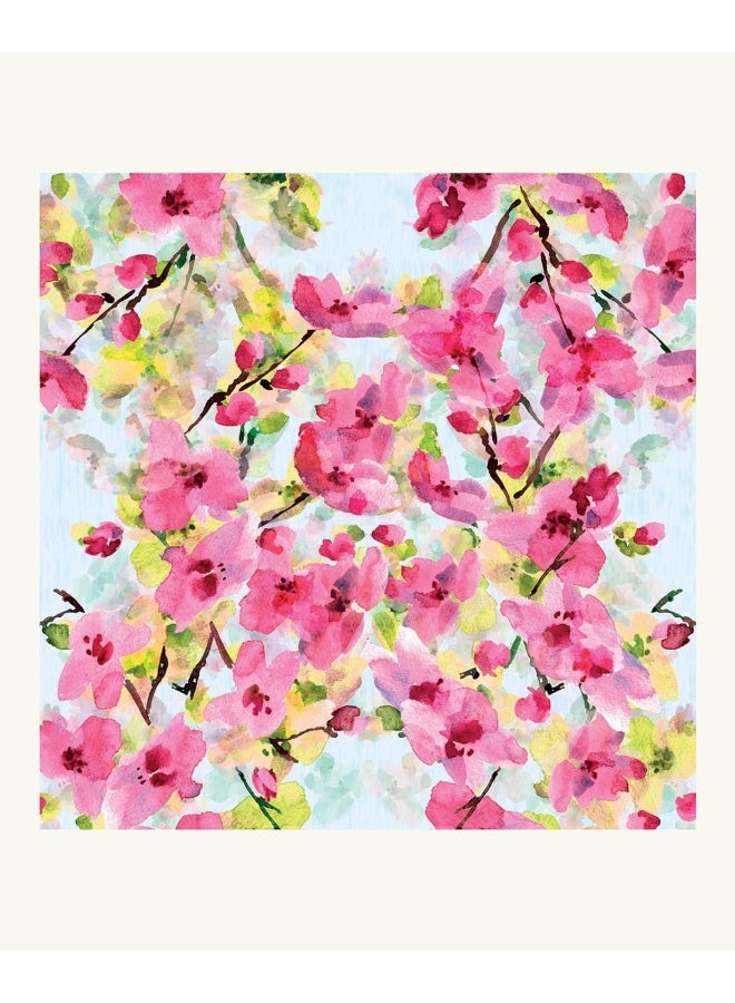 فن زهر الكرز، 16 بطاقة ملاحظة: 16 بطاقة فارغة مختلفة مع أظرف في صندوق تذكاري! - Image 4