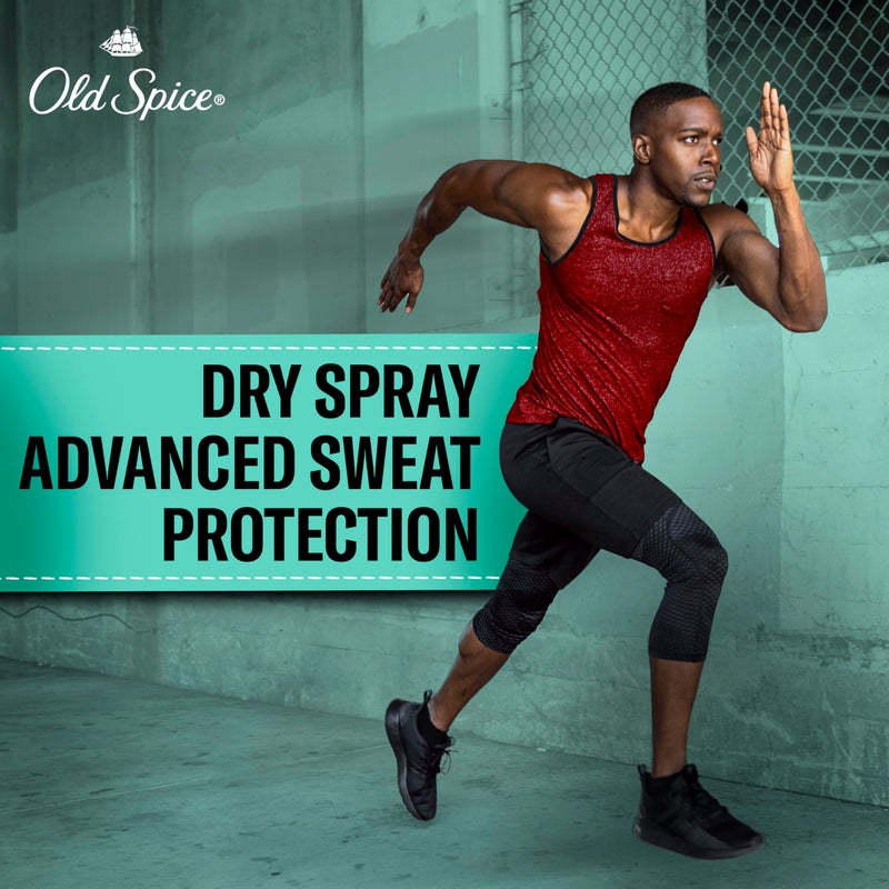 Old Spice Dry Spray Antiperspirant Deodorant for Men, High Endurance, 24/7 Sweat Defense & Odor Protection, 24/7 Freshness & Lasting Scent, Pure Sport Scent, 4.3 oz (Pack of 3) - Image 3