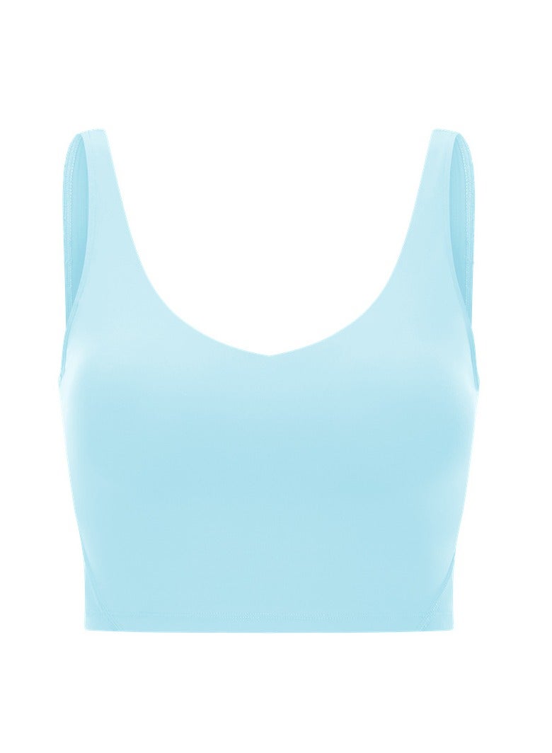 Women's Tank Top Padded Sports Bra Running Workout Yoga Crop Top - Image 1