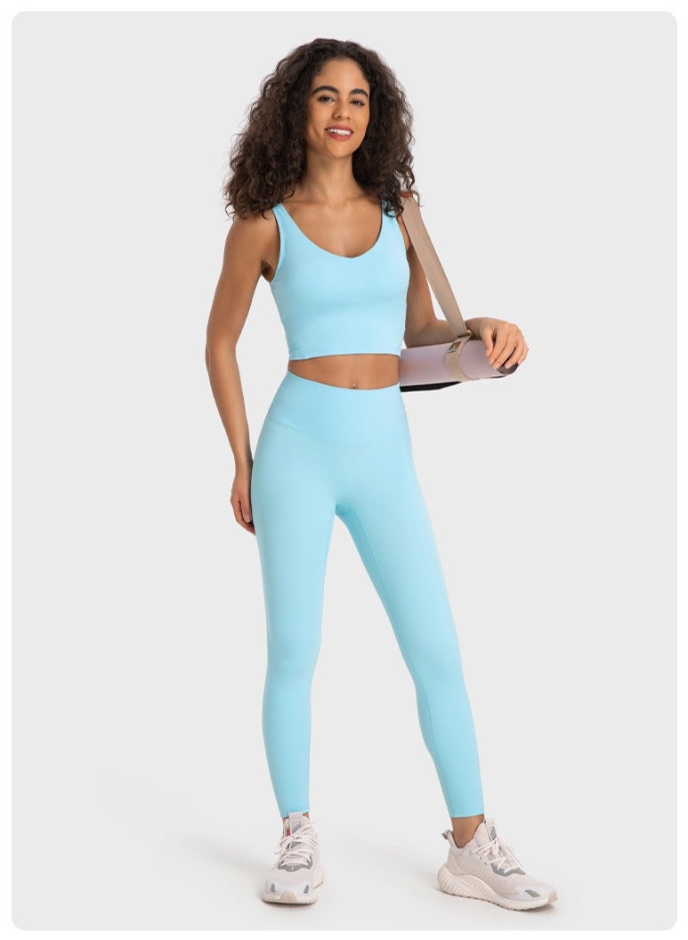 Women's Tank Top Padded Sports Bra Running Workout Yoga Crop Top - Image 4