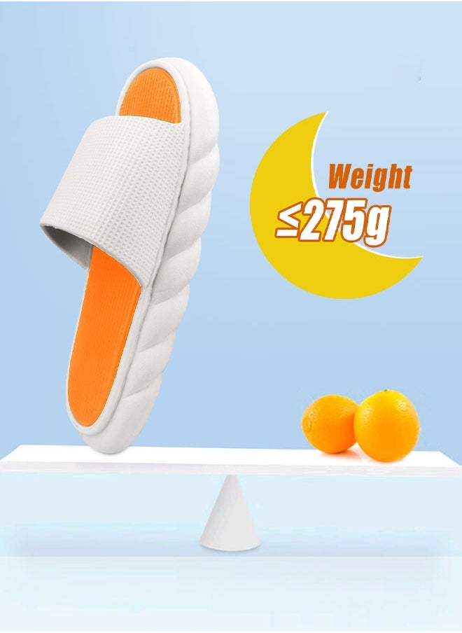 HomarKet - Pillow Slippers for Women and Men Non Slip Quick Drying House Slides Shower Sandals Extremely Comfy Slippers with Cushioned Thick Sole for Indoor or Outdoor - Image 1