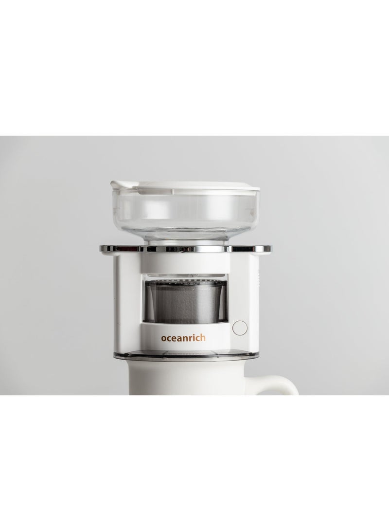 Oceanrich S2 Mini Portable Automatic Pour Over Coffee Maker – 360° Rotating Drip System, Battery Powered, 150ml Capacity - Image 1