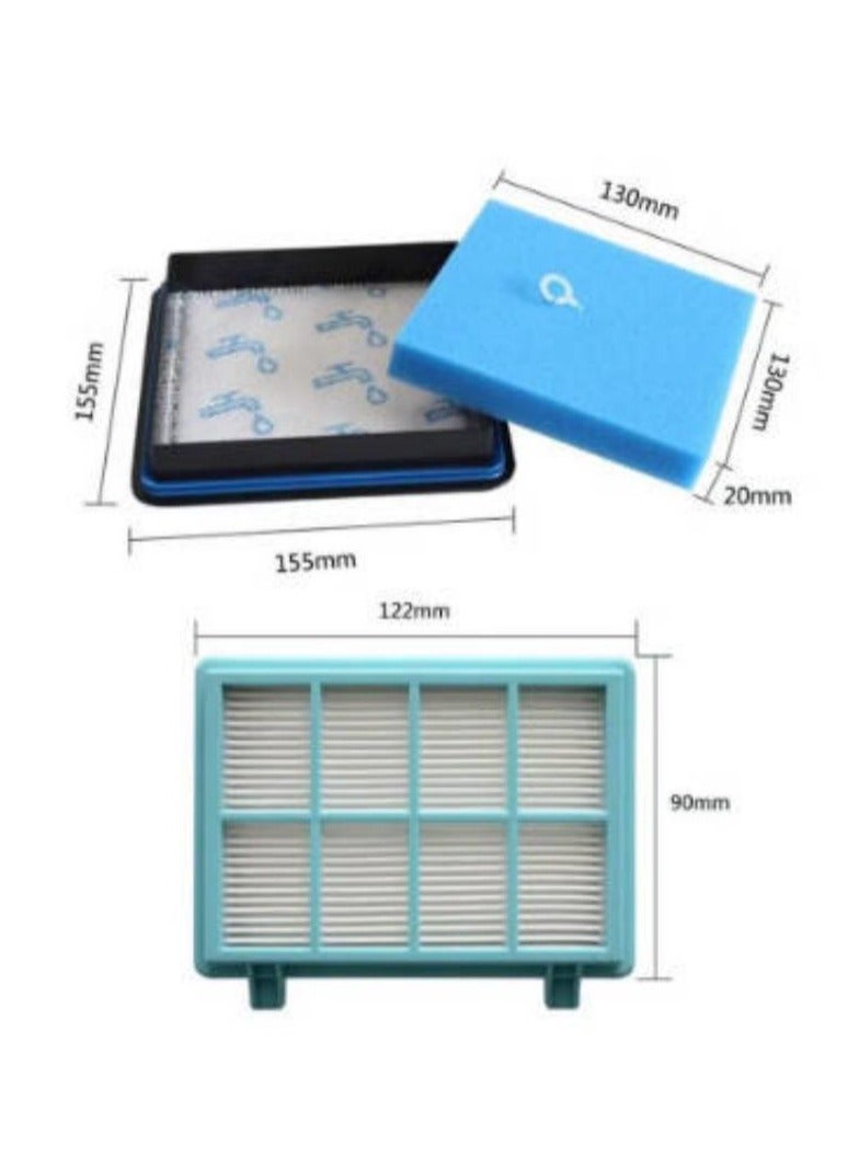 HEPA filters For Philips Power Pro Compact FC9331/09 FC9332/09 FC8010/01 Vacuum Cleaner Parts Foam Filter - Image 2