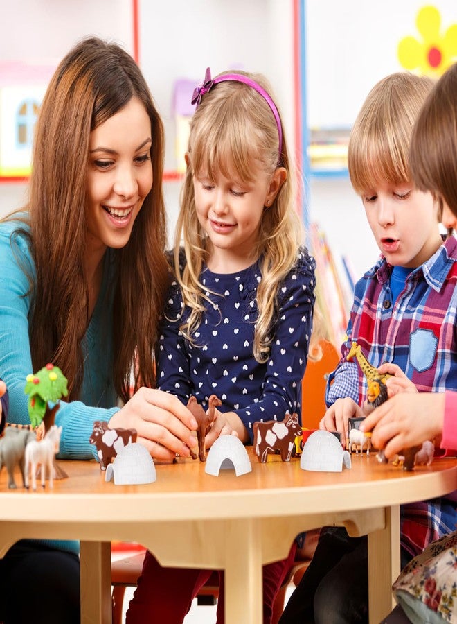 Amosfun 6pcs Igloo Model Decorative Figurines for Boy Girl Creative Polar Animal Ornaments Indoor and Outdoor Decoration for Educational Toys and Miniature Scenes - Image 5