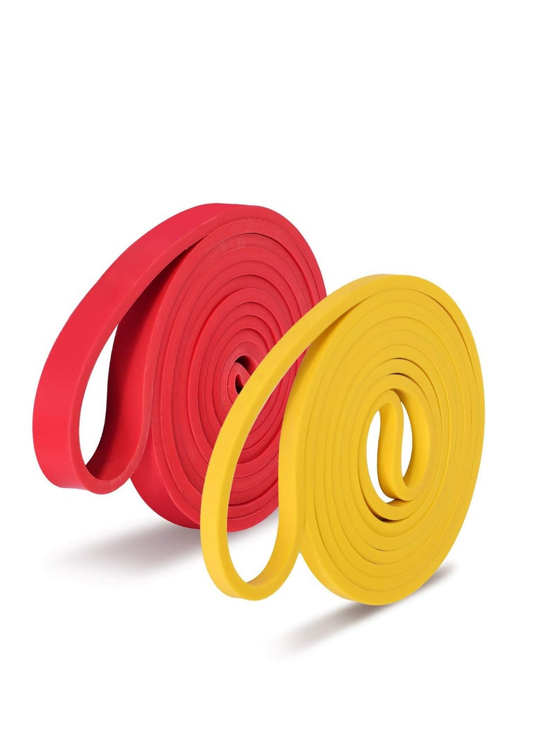 CMGTYYD Resistance Band, Set of 2 Pull Up Assistance Bands, Latex Resistance Band Loop for Strength Training, Working Out, Muscle Training, Physical Therapy, Shape Body, Men Women  - Image 1