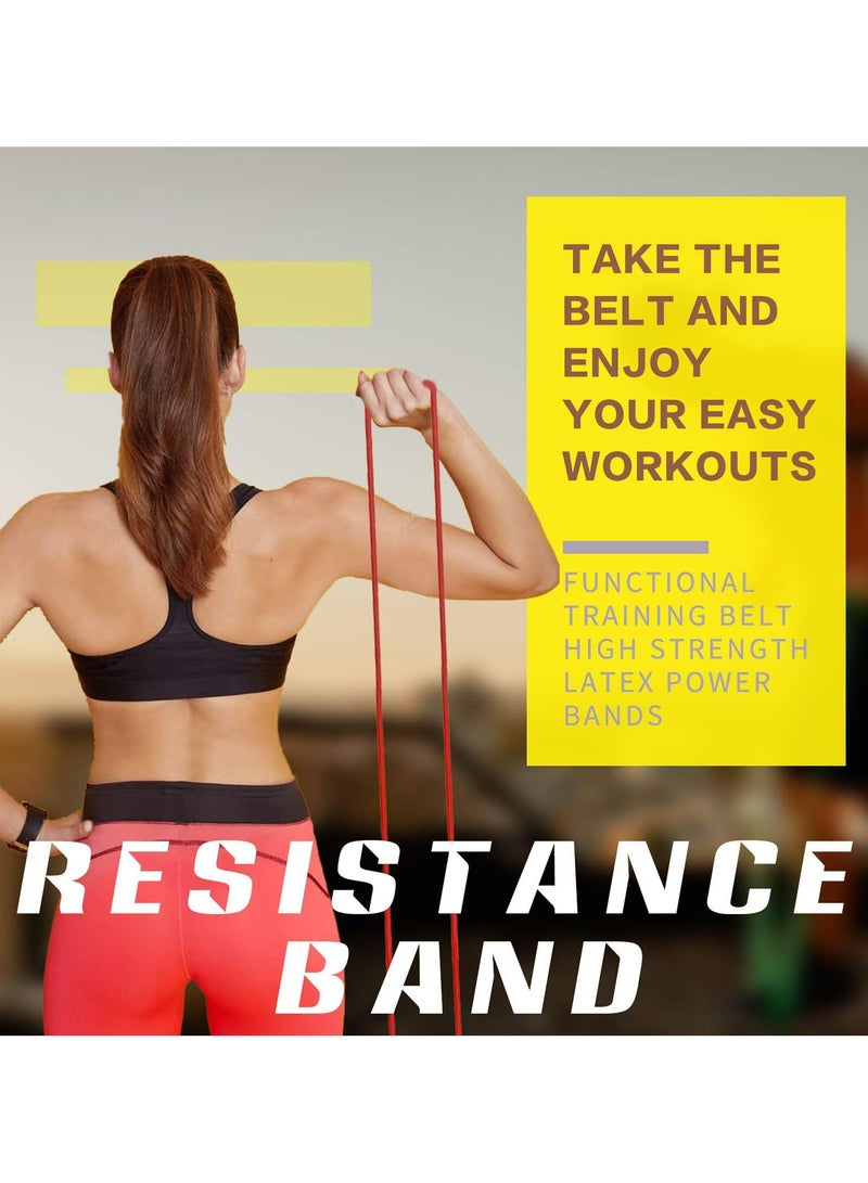 CMGTYYD Resistance Band, Set of 2 Pull Up Assistance Bands, Latex Resistance Band Loop for Strength Training, Working Out, Muscle Training, Physical Therapy, Shape Body, Men Women  - Image 2