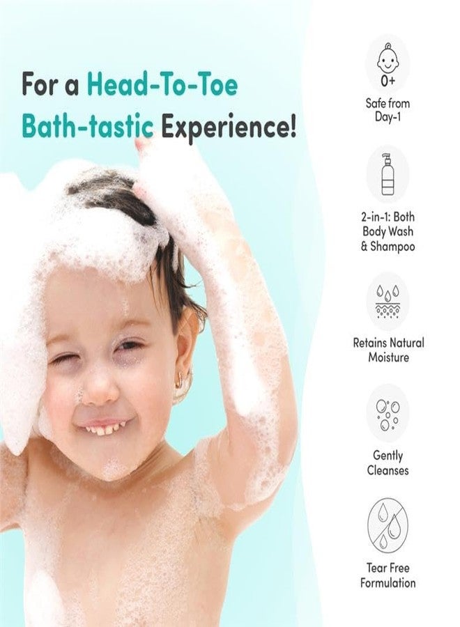 Mylo Baby Body Wash and Shampoo 200 ml | Gentle Cleansing Head-to-Toe | Tear Free Formulation | Made Safe Certified | Dermatologically Tested (200 ml (Pack of 2)) - Image 2