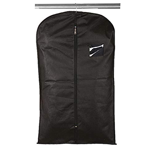 Kuber Industries Non-Woven 2 Pieces Hanging Garment Cloth Cover for Kids (Black) -CTKTC5821 - Image 2