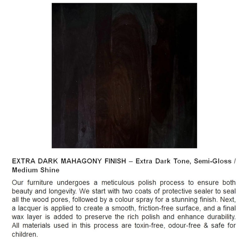 Ikiriya Sheesham Wood Storage Wine Bottle Rack Solid Wooden Bottle Rack for 5 Bottles Cabinet for Home Bar Restaurant_Black Finish - Image 5