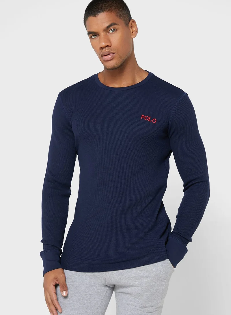 POLO RALPH LAUREN Crew Neck Full Sleeve T-Shirt
