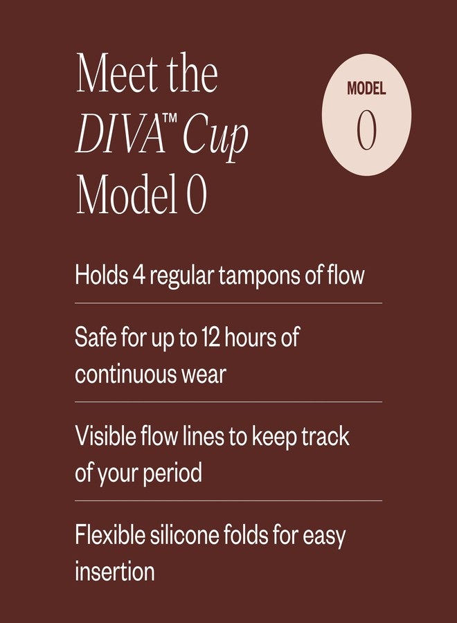 DivaCup Diva Cup, Wash & Shaker Combo Pack - Medical Grade Silicone - for Period Care - with Wash - Shaker for On-The-Go Cleansing - Cup Model 0 (for Slim Vaginal Canals & First-Time Users - Image 3