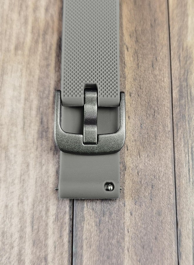 Ocdin Watch Band for Omega X Swatch Moonswatch Watch Strap Speedmaster 20MM Quick Release Rubber Watch Strap Replacement (Brown Green, 20 MM) - Image 4