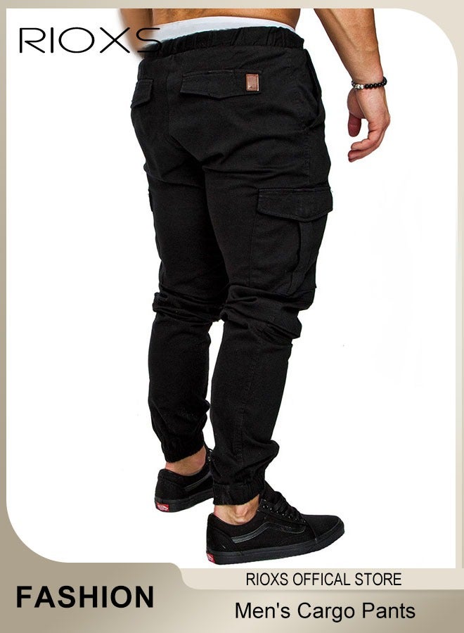 ريوكس بنطلون بضائع الرجال، بنطلون رياضي بنطلون رياضي قابل للتنفس، بنطلون مريح مرن مع الجوز، أزياء عدائين بنطلون رياضي للرجال، نادي رياضي بنطلون رياضي بنطلون رجال بنطلون طويل - Image 2