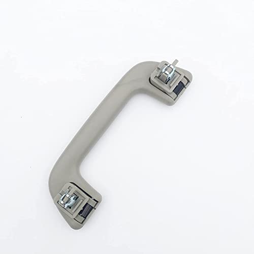 Krobelus Auto Roof Pull Handle Grab Rail Grey with Hook LH=RH Universal for Toyota for Corolla for Rav4 Yaris Vios OEM:74610-52020 (Front Handrail Without Hook(Beige Gray) 1Pcs) - Image 5