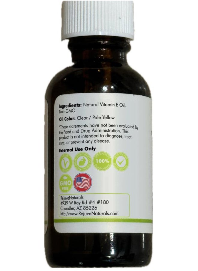RejuveNaturals Vitamin E Oil - 100% Pure & Natural, 85,800 IU. Repair Dry, Damaged Skin from Surgery & Acne, Age Spots & Wrinkles. Boost Collagen for Moisturized, Youthful-looking Skin. d-alpha tocopherol, 2 Fl Oz  - Image 4