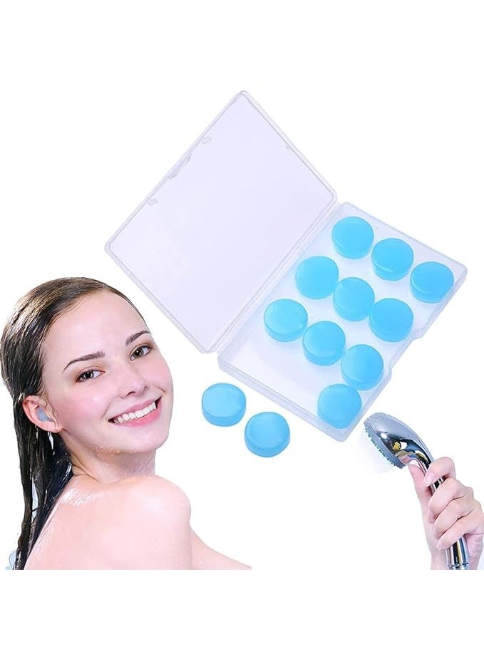 6 Pairs Silicone Moldable Noise Cancelling Earplugs, Reusable Soft Ear Plugs for Sleeping, Snoring, Travel, Swimming, Work, Study, Sound Blocking for Adults and Kids - Image 1