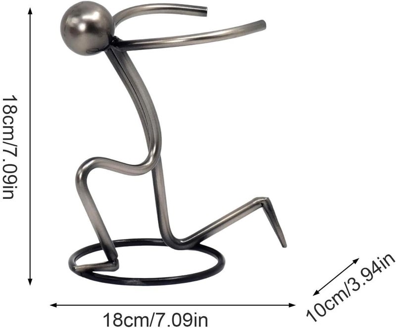 Wine Holder Countertop - Metal Table Decor | Champagne Bottle Stand | for Bartender Collector Entertainer Homeowner Dinner Party Kitchen Home Restaurant Office Apartment Hotels - Image 4