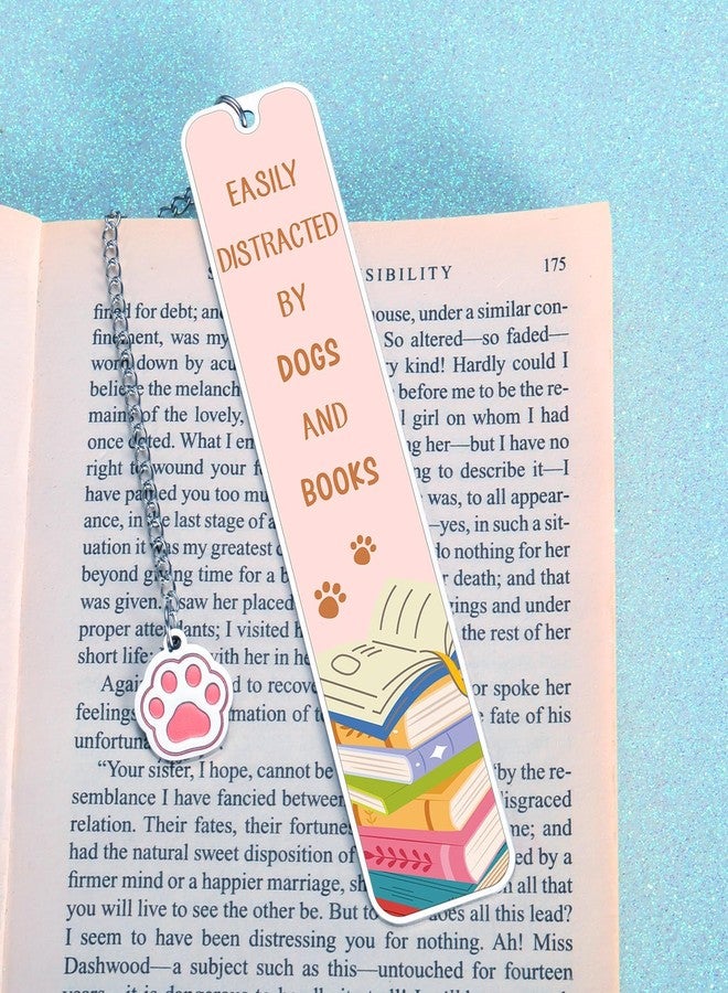 NUBARKO Dog Lovers Gifts for Women Corgi Golden Retriever Gifts for Girls Book Marks for Reading Women Pink Stuff Cute Bookmarks for Book Dog Lovers Gifts for Women Dog Themed Best Gifts for Dog Lover 2-Side - Image 2