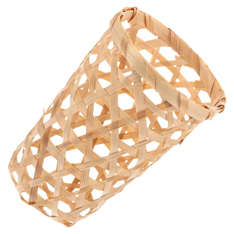 Natural Woven Storage Baskets Set of 4 Lightweight Rustic Fruit Kitchen Home Decor Organizer - Image 2
