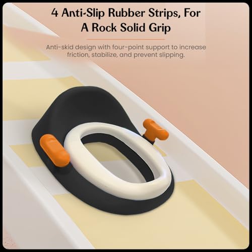 StarAndDaisy Baby Potty Seat – Child Safety Buckle Fixation Technology/Potty Seat for Kids 1-5 Years/Potty Training Seat with Comfortable Soft Cushion, Splash Proof Design, Anti Skid Legs - Image 4