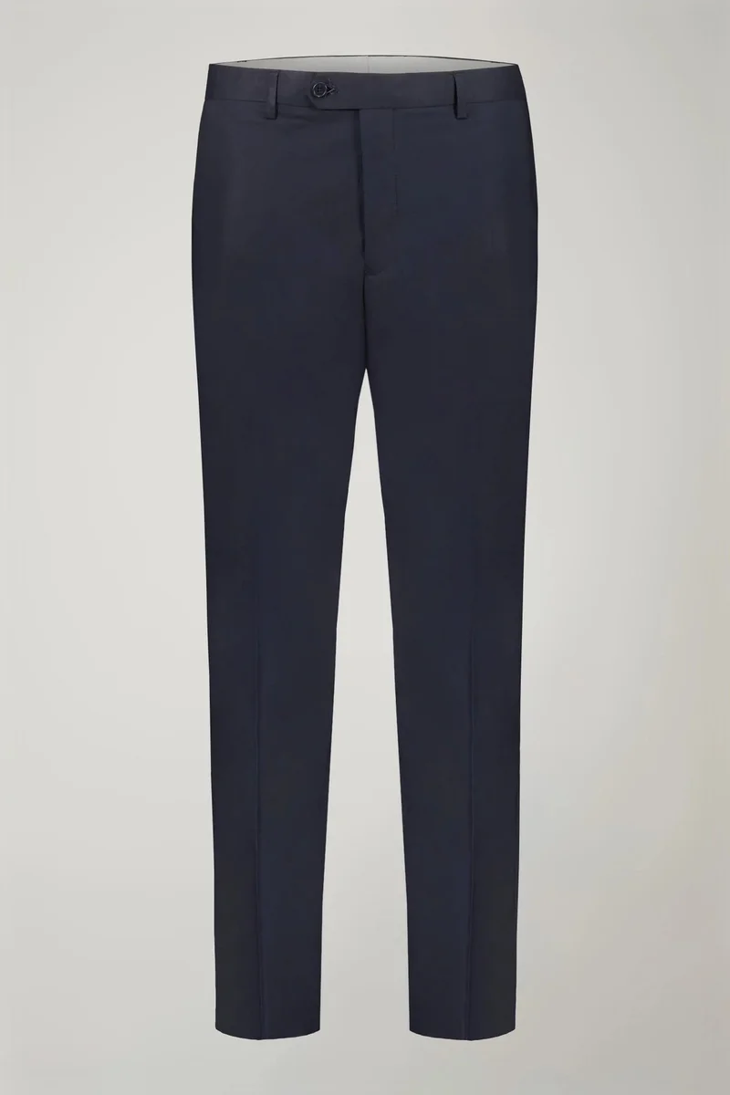 Doppelganger Blue Single-breasted cotton regular fit solid color suit - Blue for Men | Best Price UAE
