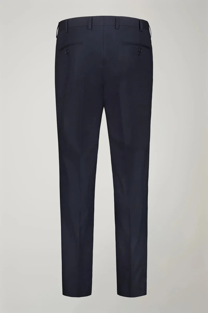Doppelganger Blue Single-breasted cotton regular fit solid color suit - Blue for Men | Best Price UAE