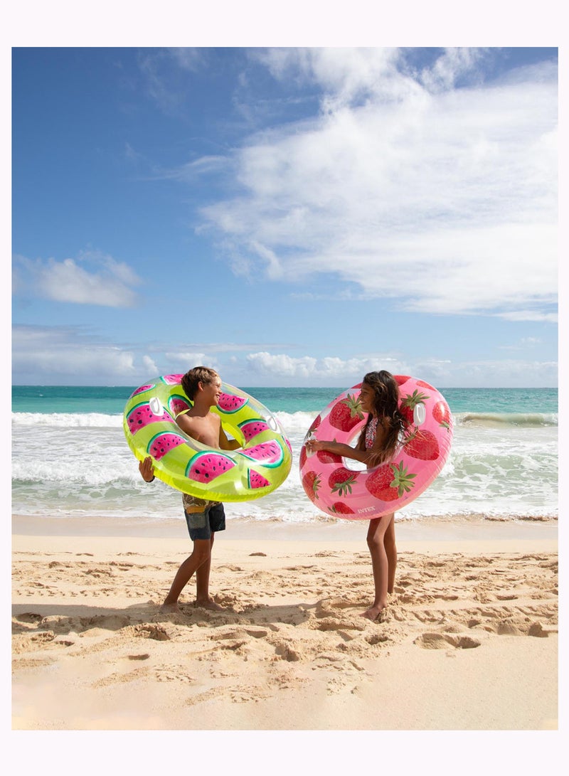 INTEX Tropical Fruit Inflatable Swim Tubes 42 inch - Assortment  - Image 3
