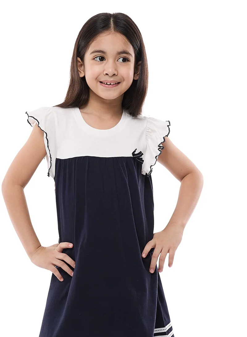 victor and jane Colorblock Sleeve Dress