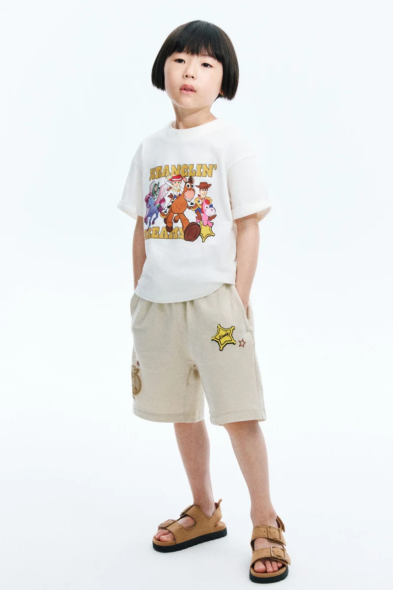 H&M Layered-look printed T-shirt