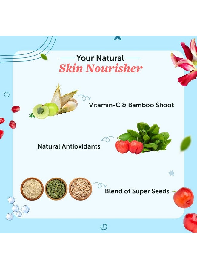 Neuherbs Neuherbs Collagen Supplement- 105 Gram ( Mixed Fruit, 15 Servings)|Collagen Powder for Women & Men with Biotin, Vitamin C, Vitamin E |Plant Based collagen booster blend with Antioxidant for Glowing & youthful skin.  - Image 3
