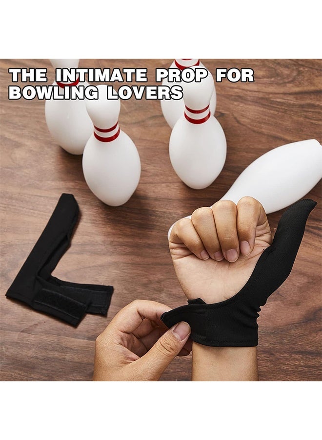 قطعتان من واقي يد البولينج وواقي إبهام البولينج وغطاء إبهام مضاد للتآكل ومضاد للانزلاق وقفاز رياضي لليد اليسرى واليمنى - Image 4