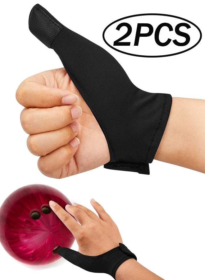 قطعتان من واقي يد البولينج وواقي إبهام البولينج وغطاء إبهام مضاد للتآكل ومضاد للانزلاق وقفاز رياضي لليد اليسرى واليمنى - Image 1