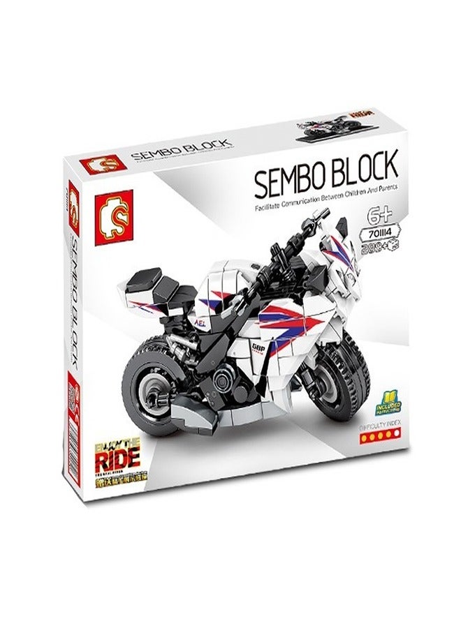 Sembo Techinque Series Honda CBR 1000 Building Block 289 Pieces - 701114  - Image 1