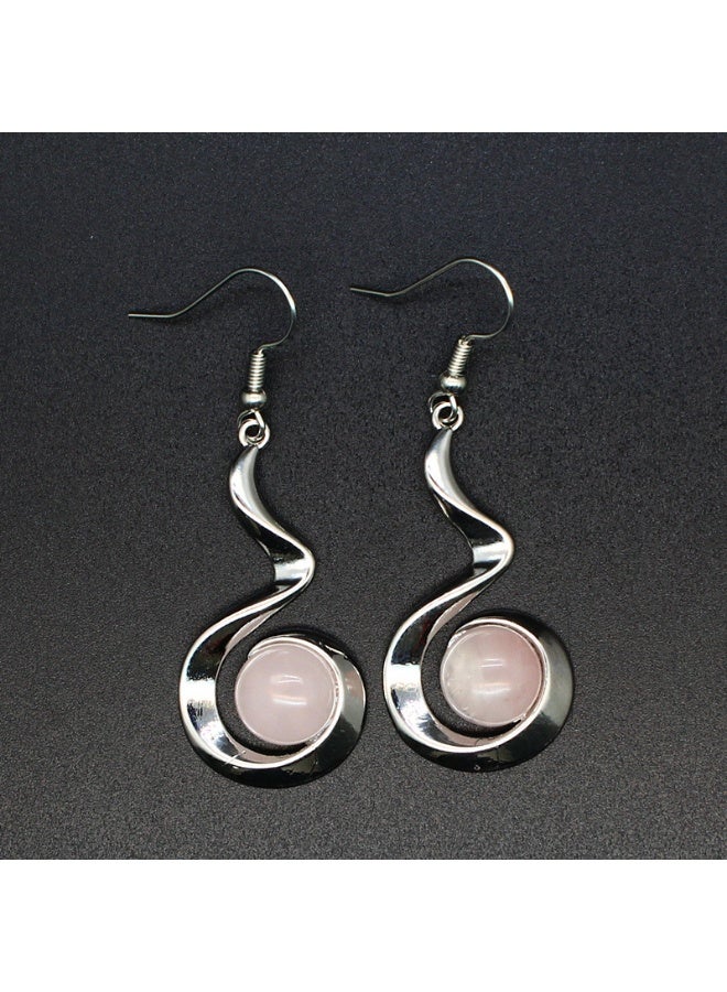 New Natural Stone Light Luxury Personalized Earrings