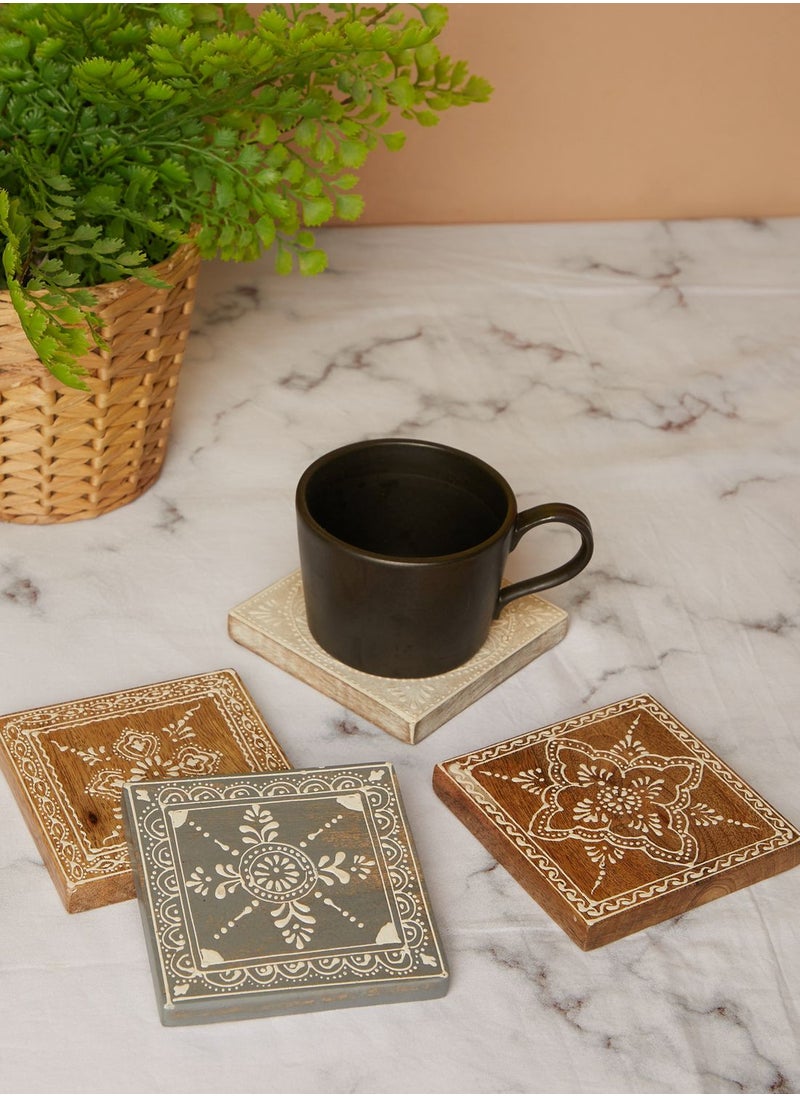 Set Of 4 Square Painted Wooden Coasters - pzsku/Z6AED95C3E1ED17654F4FZ/45/_/1698971120/1627beb2-0f08-40bd-8852-7204eb56e823