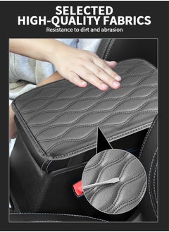 GROIC Car Center Console Cover, Memory Foam Car Armrest Cushion, Black Auto Arm Rest Pad, Leather Arm Rest Covering Car, Hand Rest Pillow,Car Armrest Seat Box Cover Protector,Automotive Interior  - Image 5