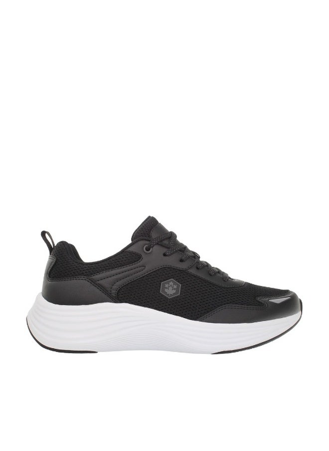 Lumberjack Talara Men Sneakers Black Mesh PU – Lightweight Breathable Casual Shoes - Image 1
